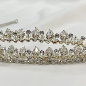 Layered beaded Tiara